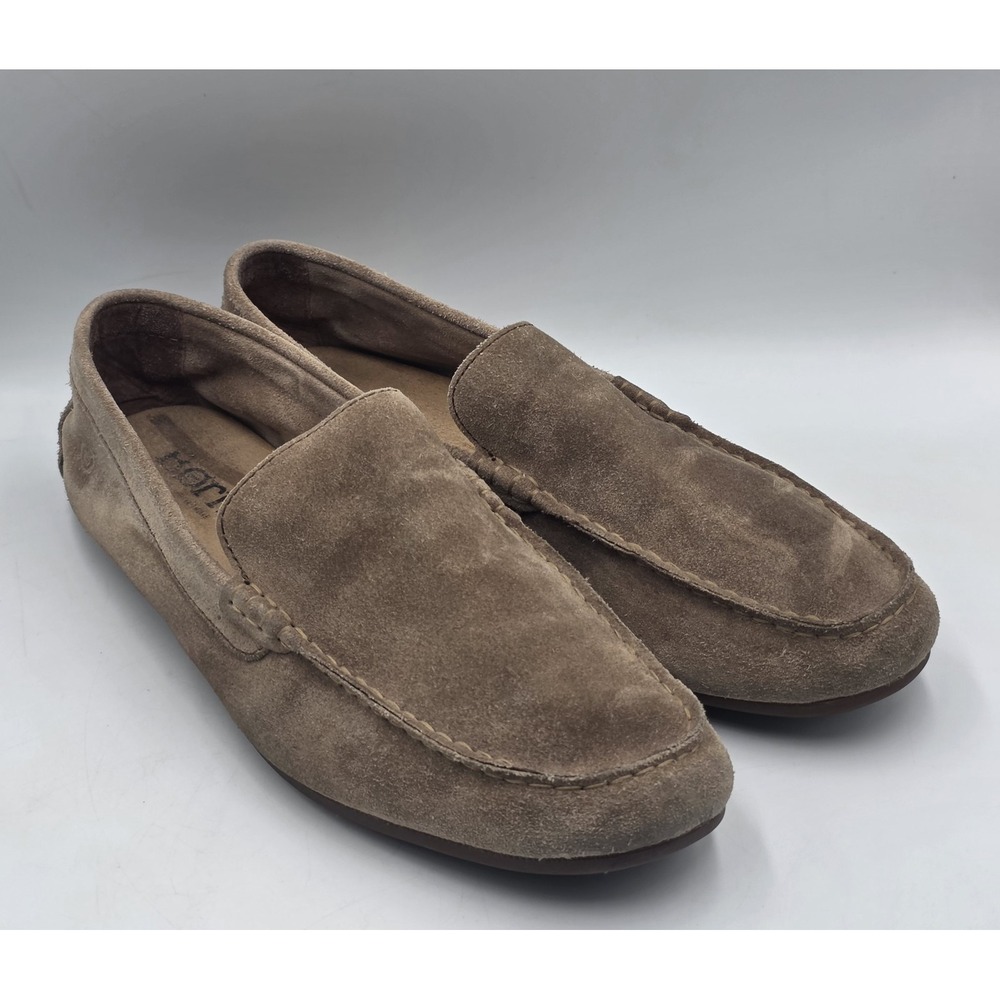 Børn Emmett H38255 Men's Loafers Size 10M Brown Suede Comfort Slip On